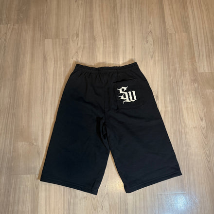 Baggy Sweat Shorts Black