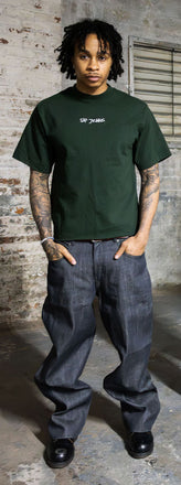 Signature Baggy Raw Denim